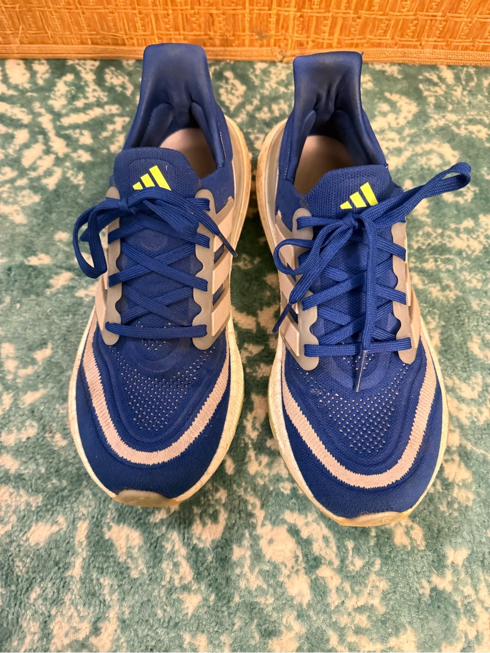 adidas Royal Blue and White Athletic Sneakers